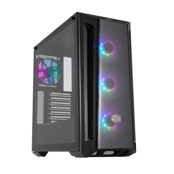 COOLER MASTER MASTERBOX 520 TEMPERED GLASS ARGB 4X120MM FANLI, MESH ÖN PANEL PENCERELI MB520-KGNN-S0