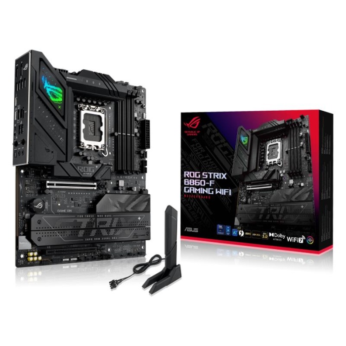 ASUS ROG STRIX B860-F GAMING WIFI DDR5 9066MT/S 1XHDMI 1XDP 4XM.2 TYPE-C ATX 1851P (INTEL ULTRA PROCESSORS SERIES 2)