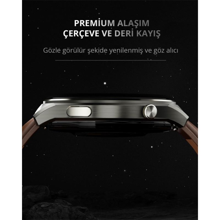 AUKEY SW-2U-GY AKILLI SAAT 3.6CM AMOLED EKRAN VE 15 GÜN PİL ÖMRÜ IP68 GRİ