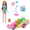 HRM08 Barbie Stacie Go-Kart Yapıyor Oyun Seti - Barbie and Stacie To The Rescue