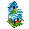 5269 Kumtoys Boyanabilir 3lü Kuş Evi - Bird House