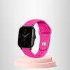 Apple Watch ultra Silikon Kordon 42-44-45-49 Mm/L Uyumlu PEMBE