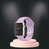 Apple Watch ultra Silikon Kordon 42-44-45-49 Mm/L Uyumlu AÇIK MOR