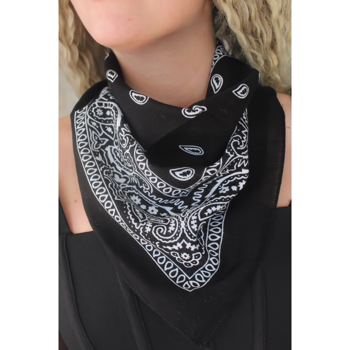 Siyah Renk Bandana - TJ-BND1001