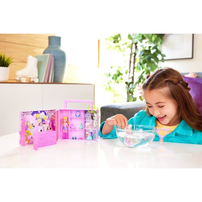 HRD65 Polly Pocket Radyo Temalı Moda Eğlencesi Oyun Seti