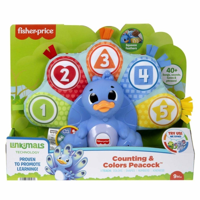 HNN82 Fisher-Price Linkimals - Rengarenk Tavus Kuşu