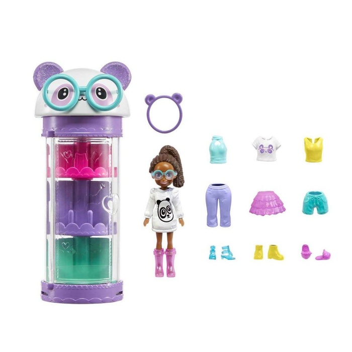 HKW04 Polly Pocket Moda Eğlencesi Oyun Setleri-Mattel