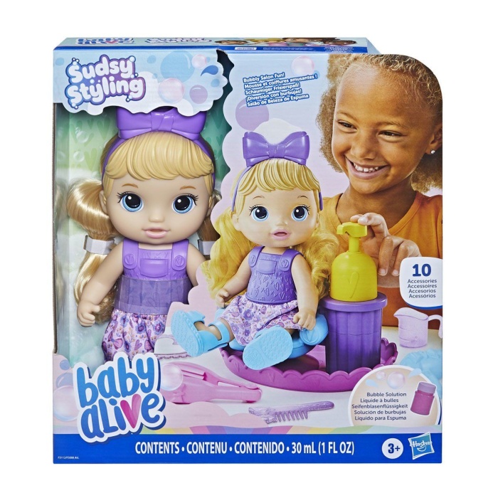 F5112 Baby Alive Köpüklü Saç Tasarım Eğlencesi +3 yaş