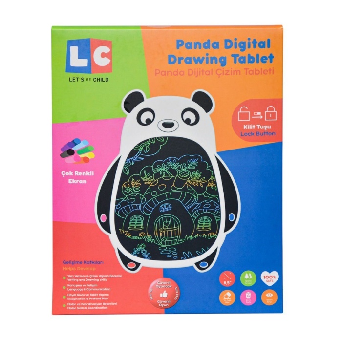 30946 Lets be Child - 8,5 Panda Dijital Çizim Tableti