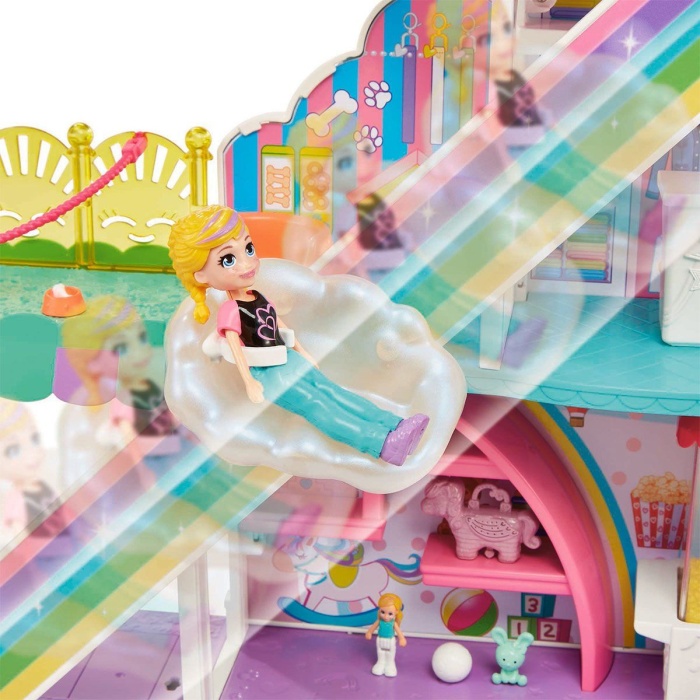 HHX78 Polly Pocket Gökkuşağı Alışveriş Merkezi Oyun Seti