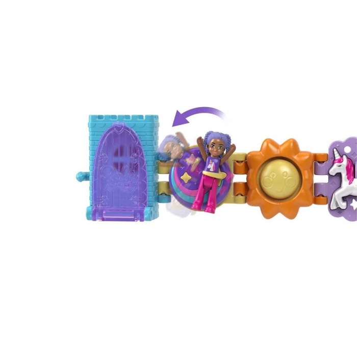 HKV67 Polly Pocket Bileklik Olabilen Sevimli Oyun Setleri