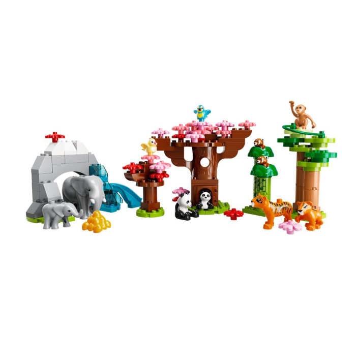 10974 Lego Duplo - Vahşi Asya Hayvanları, 117 parça +2 yaş