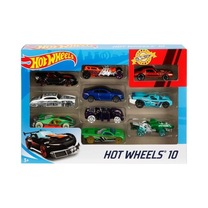 54886 Hot Wheels 10lu Araba Seti - Karışık Asorti