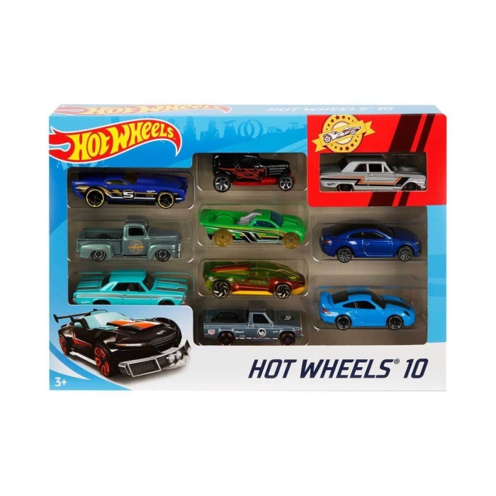 54886 Hot Wheels 10lu Araba Seti - Karışık Asorti