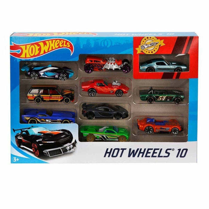 54886 Hot Wheels 10lu Araba Seti - Karışık Asorti