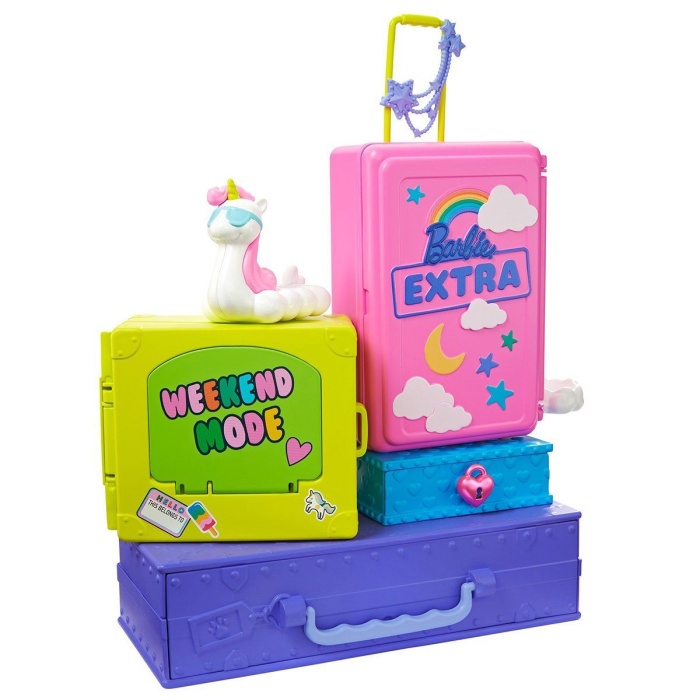 HDY91 Barbie Extra - Mini Bebekler ve Hayvan Dostlarının Seyahat Maceraları