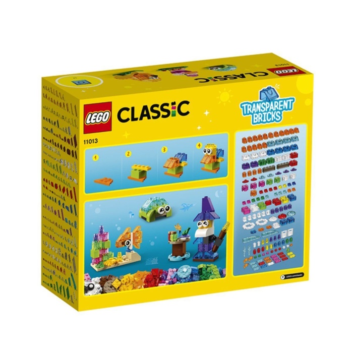 11013 LEGO® Classic Yaratıcı Şeffaf Yapım Parçaları 500 parça