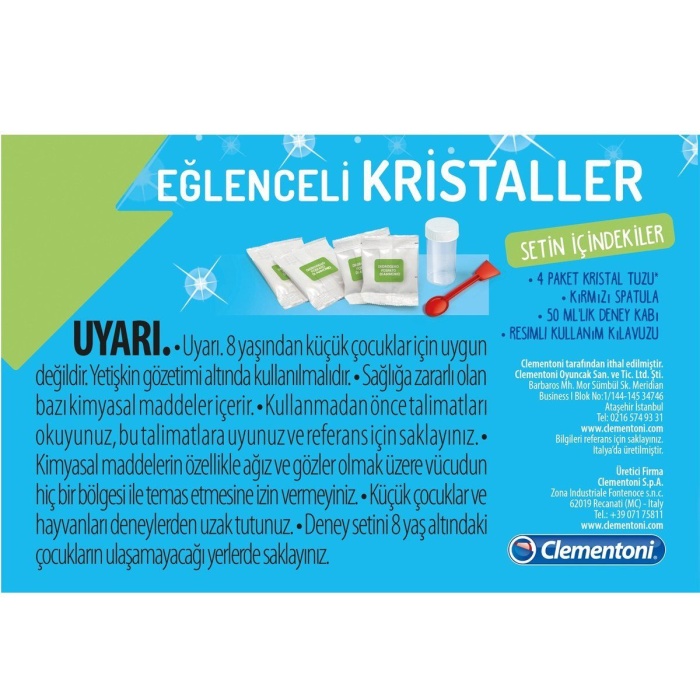 64965 Eğlenceli Kristaller - Kristal Yapımı - Bilim ve Oyun +8 yaş