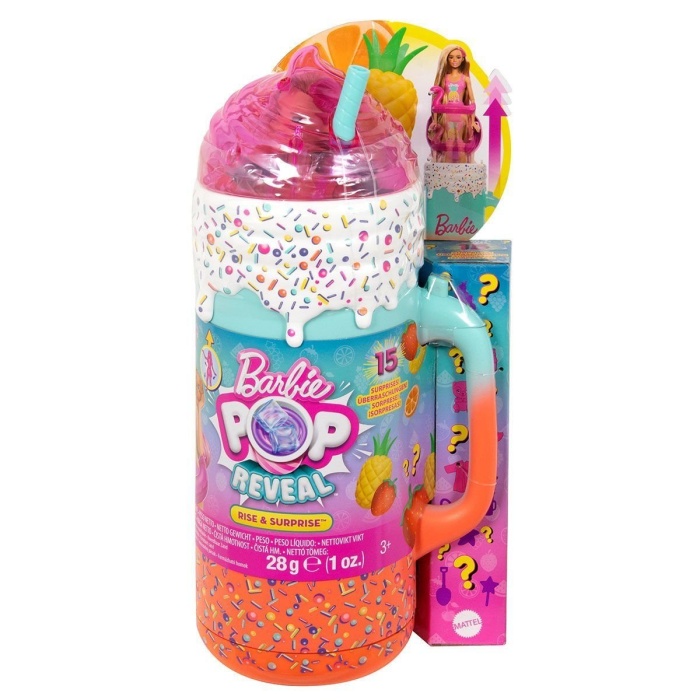 HRK57 Barbie Pop Reveal Sürprizli Bardak Oyun Seti