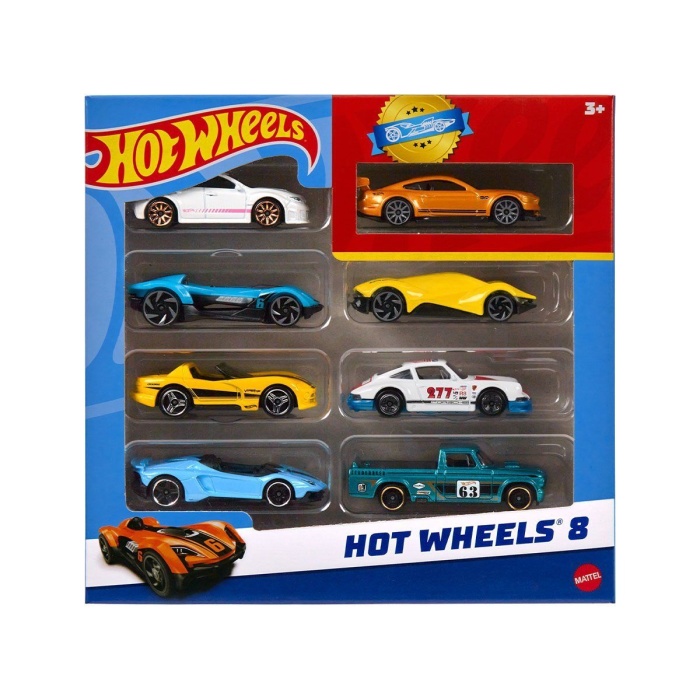 HPV78 Hot Wheels 8li Araba Seti