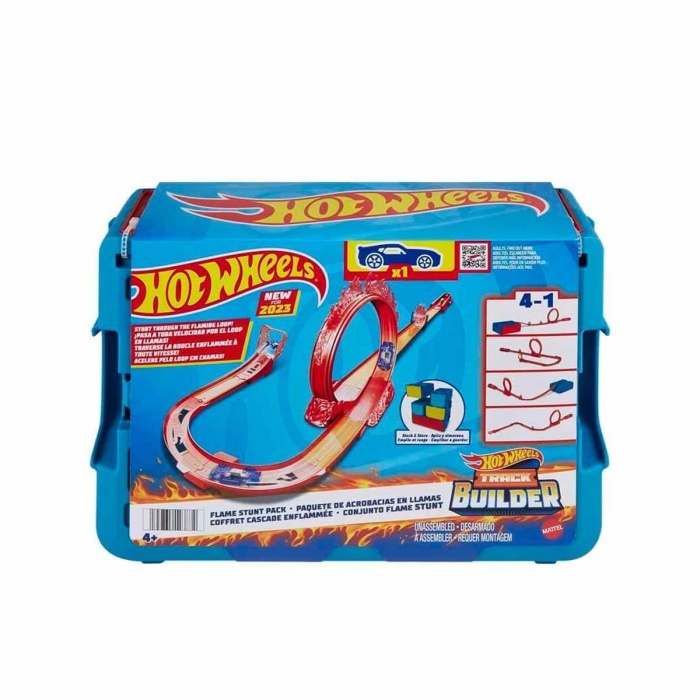 HMC04 Hot Wheels Track Builder Alev Temalı Akrobasi Seti