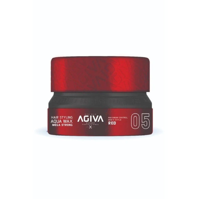 Agiva Hair Wax 155 Ml Mega Tutuş Daha Sert Görünümlü Saç Şekillendirci05 RED