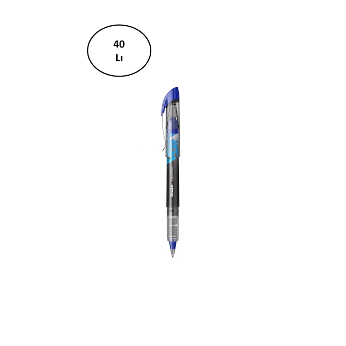 Scrikss Lp 68 Liquid Pen Mavi 40lı