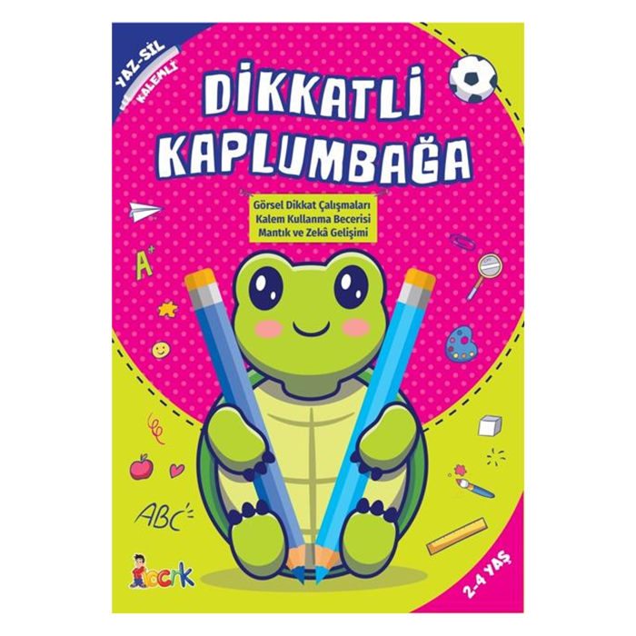 Yaz-Sil Kitapları Dikkatli Kaplumbağa