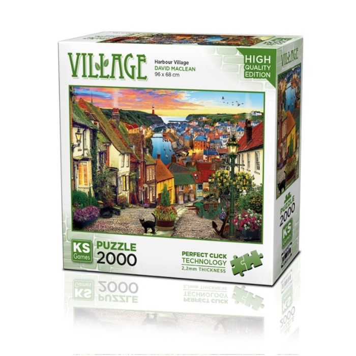 22525 Harbour Village 2000 Parça Puzzle -KS Puzzle