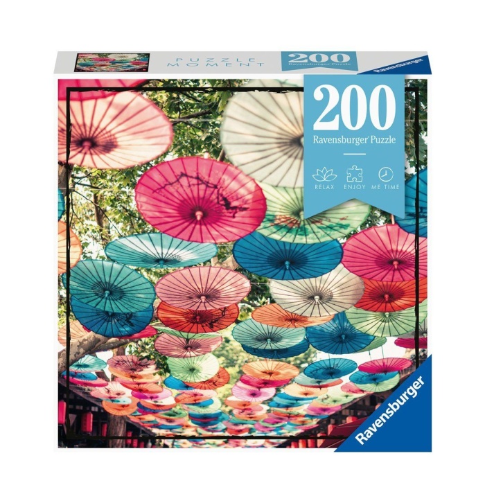 133079 Ravensburger, Şemsiyeler - 200 Parça Puzzle