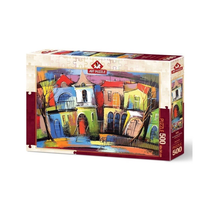 5093/ART Art Puzzle, Masal Evi 500 Parça Puzzle