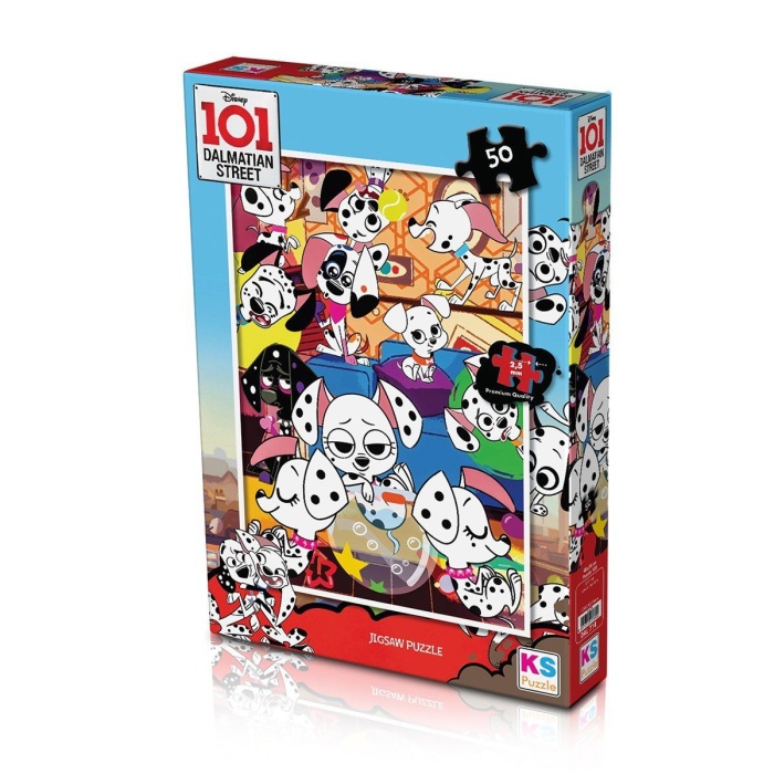 DAL709 Dalmation 50 Parça Çocuk Puzzle -KS Puzzle