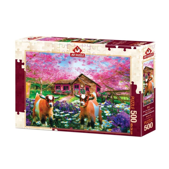 4577 Art Puzzle Bahar Gelince 500 Parça Puzzle