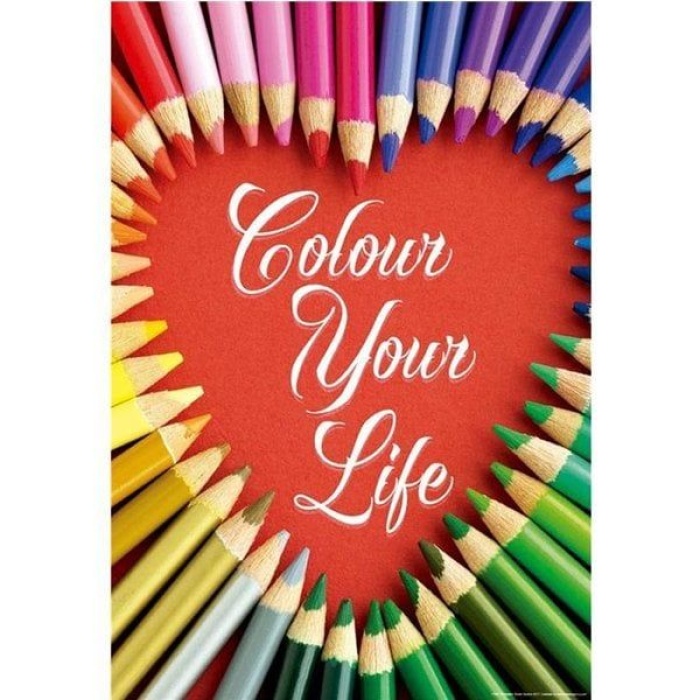 17081  Colour Your Life 500 Parça Puzzle - Educa Puzzle