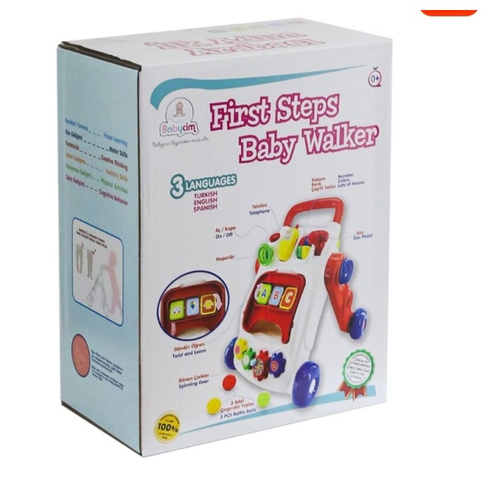 URT029-001 Babycim İlk Adım Arabam -Birliktoys