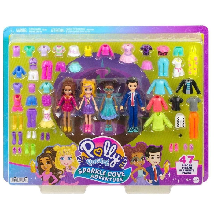 HKW10 Polly Pocket ve Arkadaşları Kombin Eğlencesi Oyun Seti