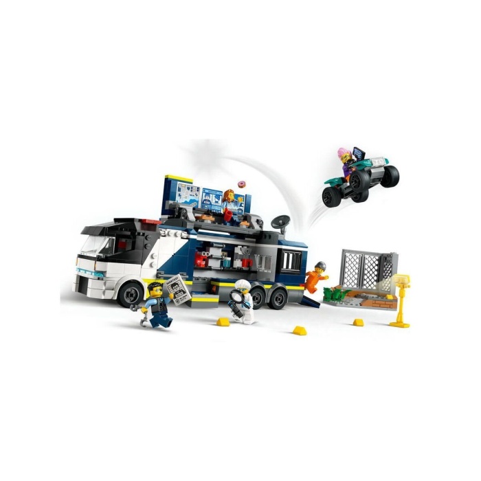 60418 LEGO® City Polis Mobil Suç Laboratuvarı Kamyonu 674 parça +7 yaş