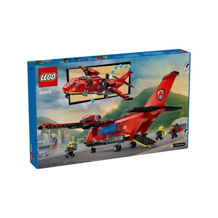 60413 LEGO® City İtfaiye Kurtarma Uçağı 478 parça +6 yaş