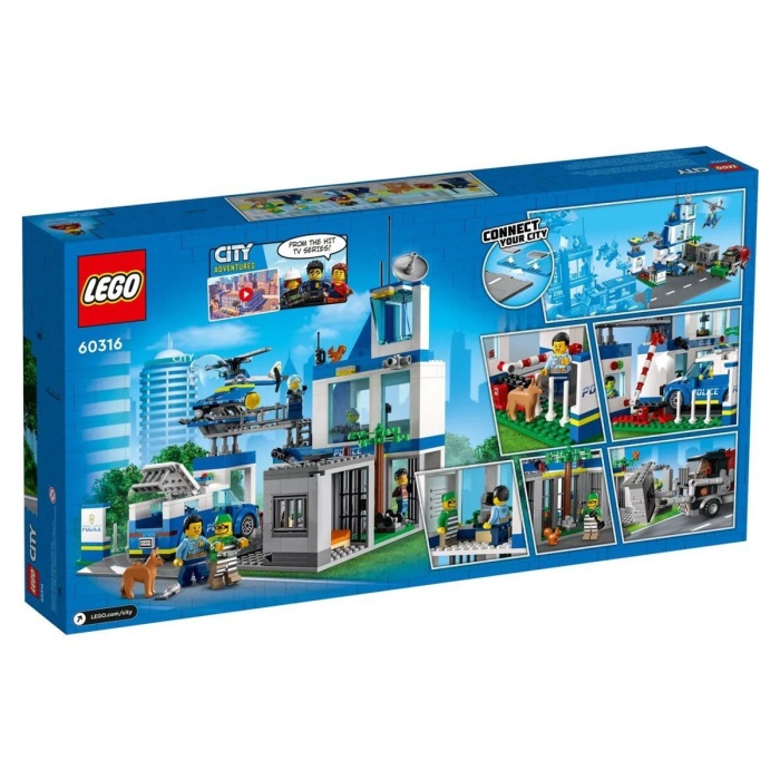 60316 LEGO® City - Polis Merkezi, 668 parça, +6 yaş