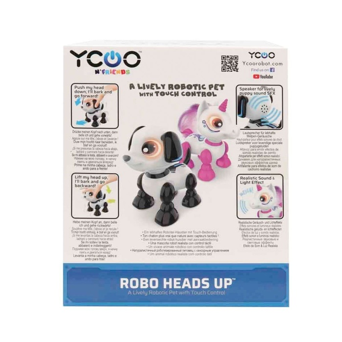 SIL 88523 Silverlit Robo Heads Up Robot Evcil Hayvanlar -Necotoys