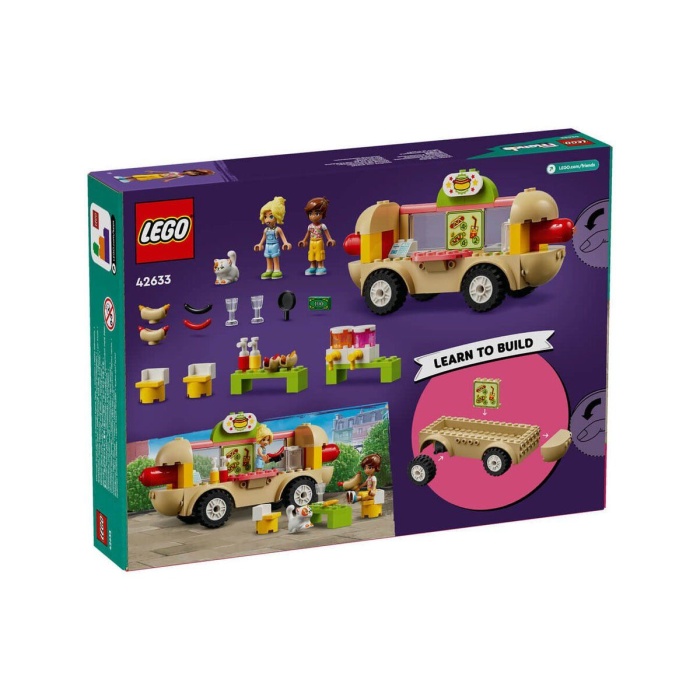 42633 LEGO® Friends Sosisli Sandviç Arabası 100 parça +4 yaş