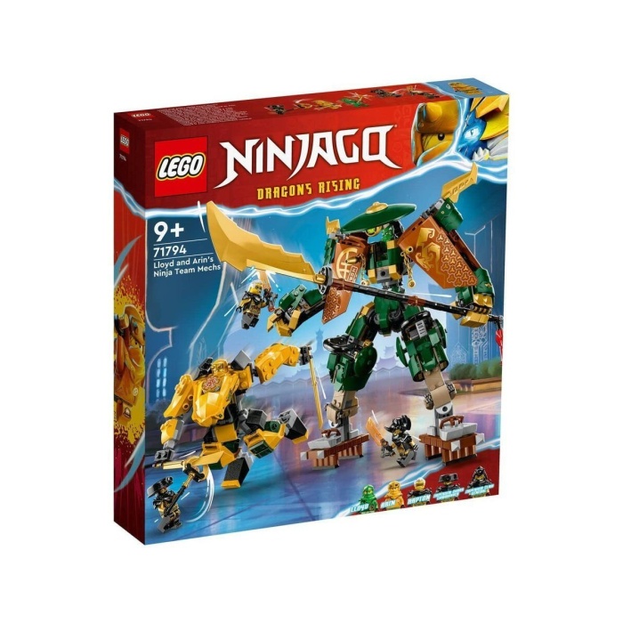 71794 LEGO® Ninjago® - Lloyd ve Arinin Ninja Ekibi Robotları 764 parça +9 yaş