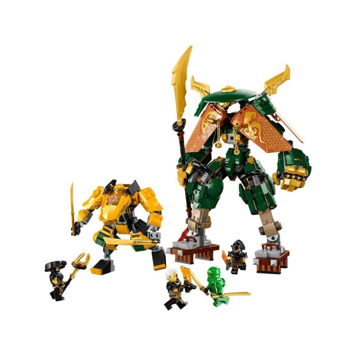 71794 LEGO® Ninjago® - Lloyd ve Arinin Ninja Ekibi Robotları 764 parça +9 yaş