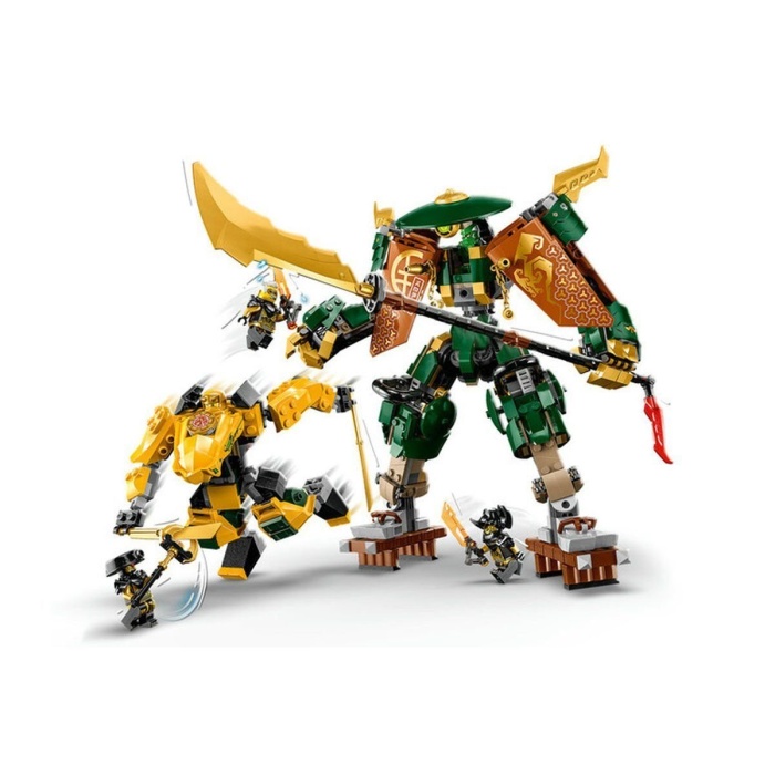 71794 LEGO® Ninjago® - Lloyd ve Arinin Ninja Ekibi Robotları 764 parça +9 yaş