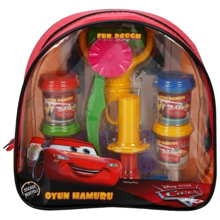 Oyun Hamur Seti Sırt Çantalı - Cars - S01001878 (Lisinya)