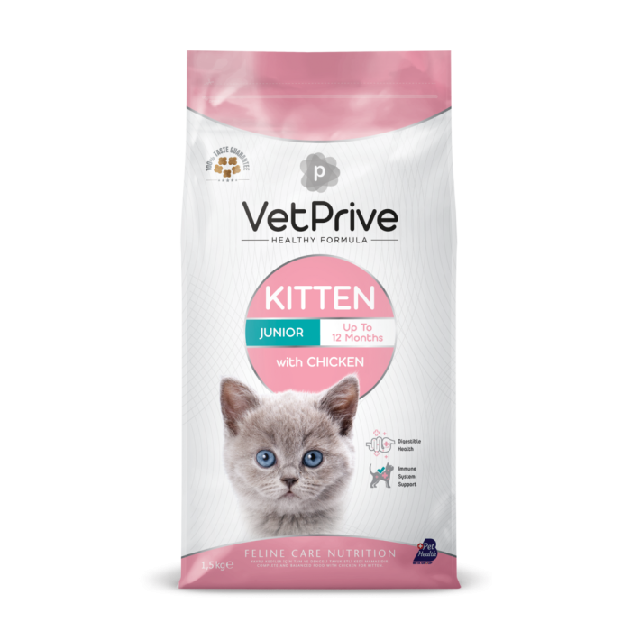 Vet Prive Kitten Tavuklu Yavru Kedi Maması 1,5 Kg - Lisinya