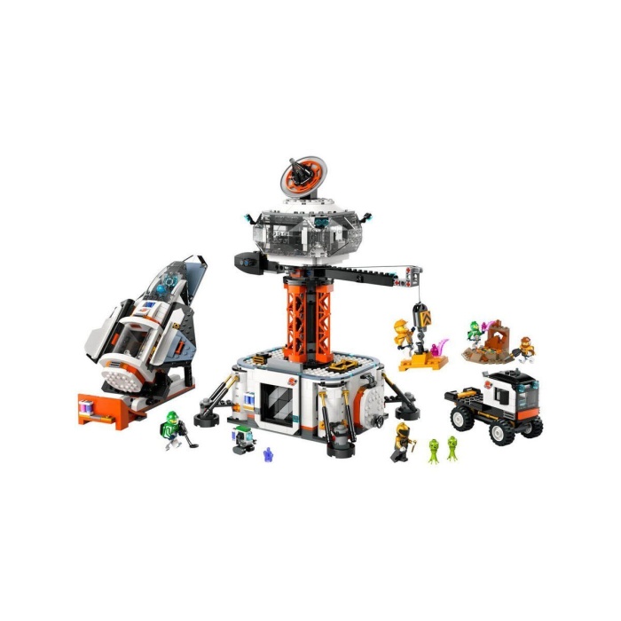 60434 LEGO® City Uzay Üssü ve Roket Fırlatma Rampası 1422 parça +8 yaş