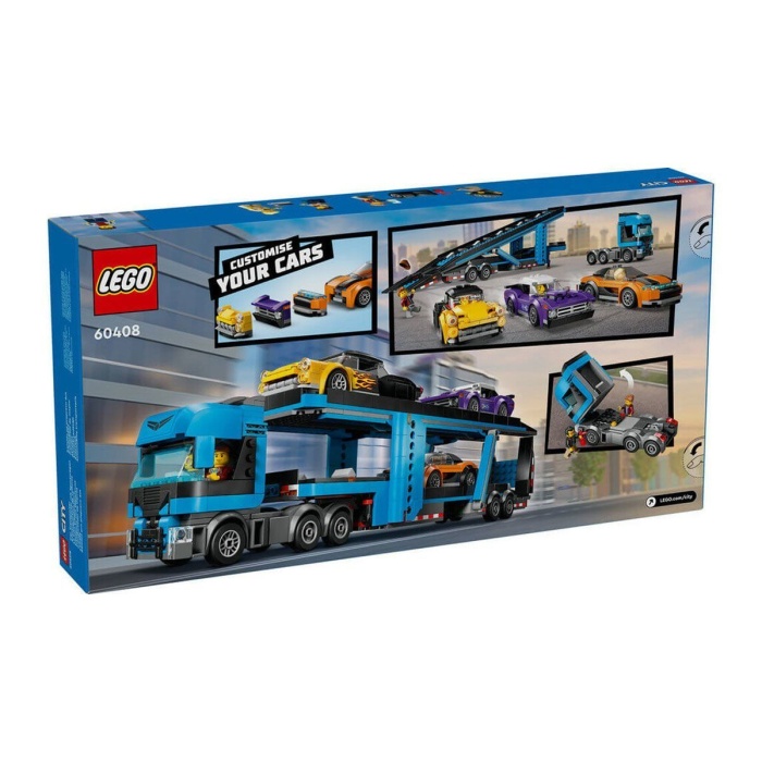 60408 Lego City Spor Araba Nakliyesi 998 parça +7 yaş