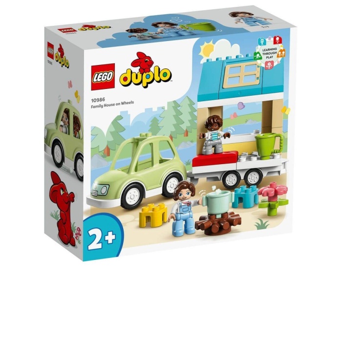 10986 LEGO® Duplo® Tekerlekli Aile Evi 31 parça +2 yaş