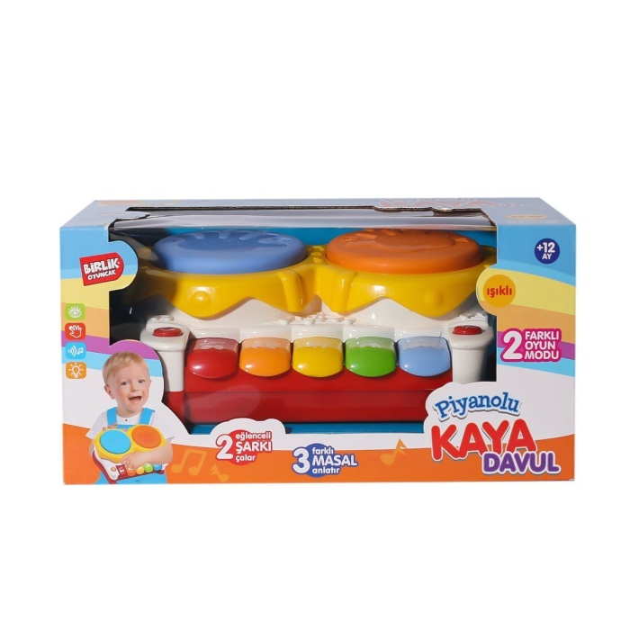 URT032-001 İkili Kaya Davul Seti -Birliktoys